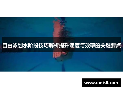 自由泳划水阶段技巧解析提升速度与效率的关键要点